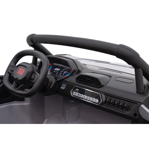 Buggy Racing 5 pojazd 2x200W szary na akumulator JS3168.SZA